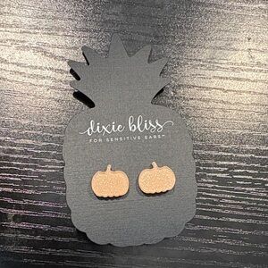 Gold Pumpkin Earrings